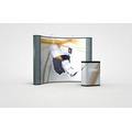 Economy Plus 10' Curved Display Graphic/Fabric Pop-Up